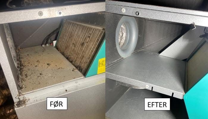 rens af ventilation